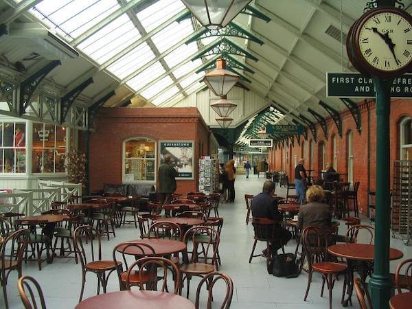 a train station waiting room Ireland's 5 heritage towns