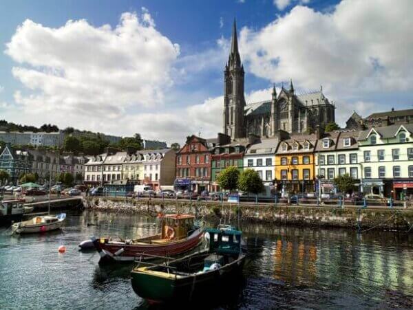 a harbor in Cobh once known as Queenstown Titanic's last port of call