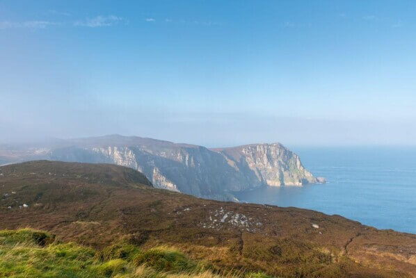 sea cliffs Dublin to Sligo in 10 days