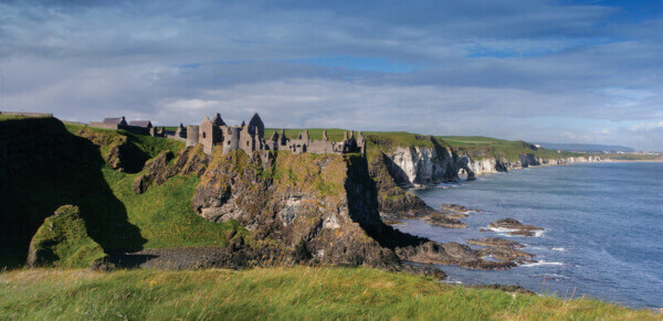 a castle near the ocean famous landmarks from Irish history