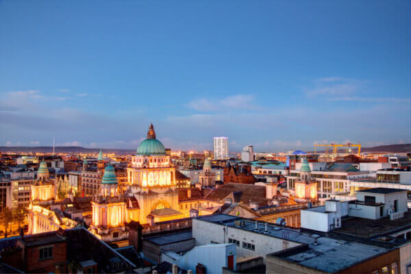 view of a city Belfast Ibis Hotel