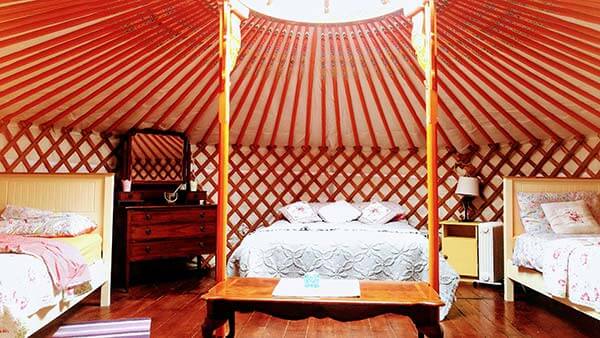 a bed in a tent how to find great accommodation in Ireland
