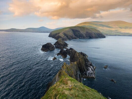 Dunmore Head on the Dingle Peninsula in Co. Kerry. Photo: Tom Archer for Tourism Ireland.