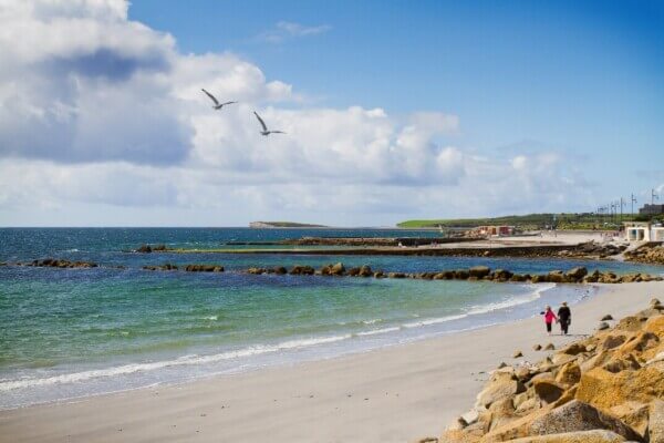 A beach in Ireland