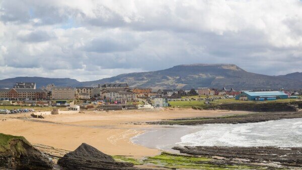 Bundoran beach with the town in the background. Photo: arkanex for Getty Images Pro.