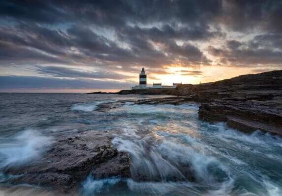 lighthouse by the ocean Ireland's lighthouses