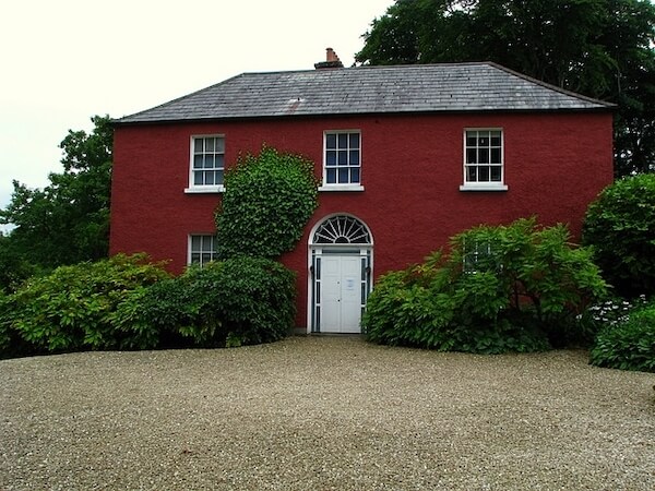 a red house Ireland's heritage sites