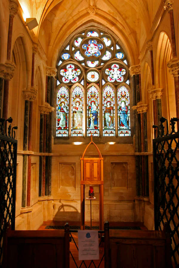 The beautiful Gothic Kylemore Abbey church. Photo courtesy of Tourism Ireland.