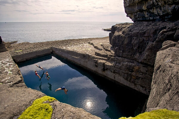a natural pool near the sea 10 gem attractions in Ireland