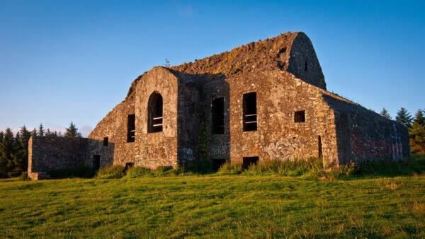 a building with no windows 9 of the most haunted places in Ireland