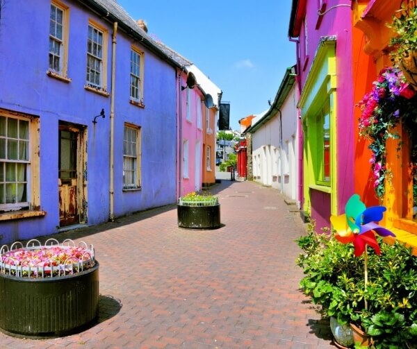 colorful buildings private tours of Ireland