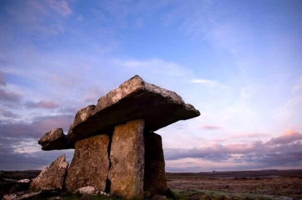 a stone monument People of the Burren