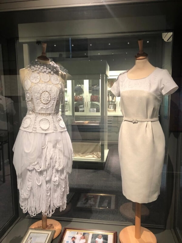 two dresses on mannequins little known museums in Ireland