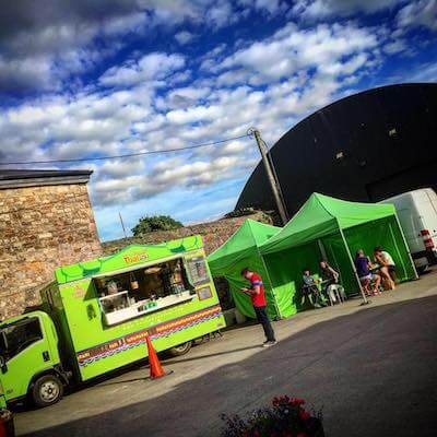 a green truck the top 20 Irish food trucks