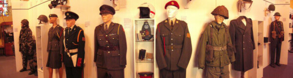mannequins in uniform County Carlow's historic attractions