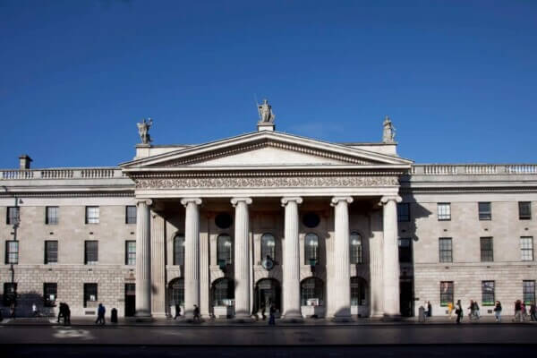 The GPO building in Dublin. Photo: James Fennell, Tourism Ireland.