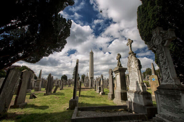 a cemetery dark tourism destinations in Ireland