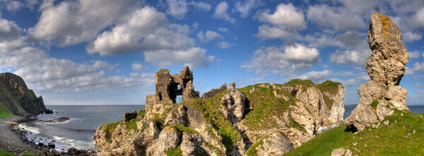 a ruined castle on a cliff 8 overlooked destinations in Ireland