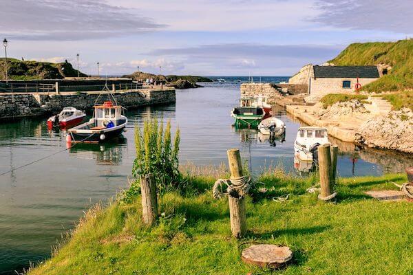 Stop by Ballintoy Harbor in Co. Antrim on your self-guided tour of Game of Thrones attractions. Photo: Matthew Woodhouse Photography for Tourism Northern Ireland.