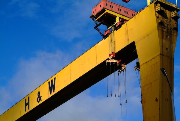 a crane city of Belfast