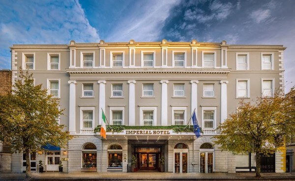 a building with columns 8 heritage hotels in Ireland