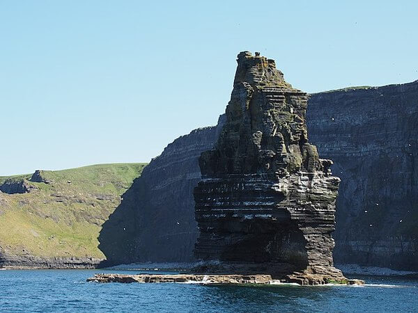 a large rock in the ocean affordable day trips from Galway