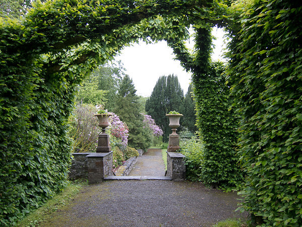 trees covering a pathway in a garden 12 of the most beautiful gardens in Ireland